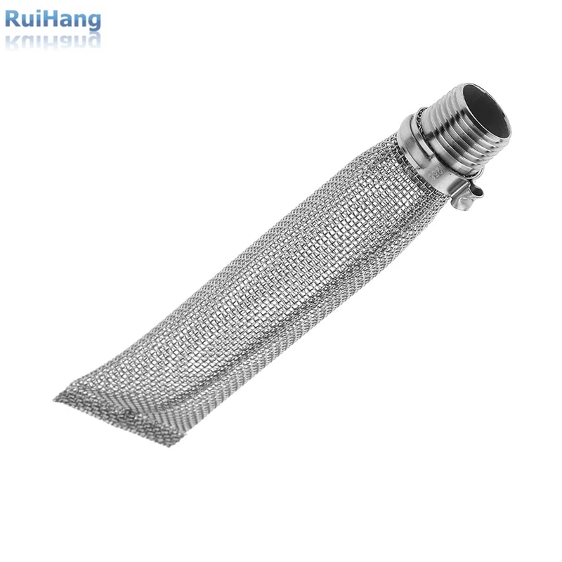 Reusable Stainless Steel 304 Beer Filter Tube Mash and Tun Boil Screen for Home Brewing and Wine Making