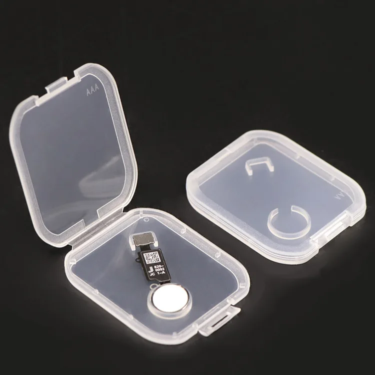 Top Selling Transparent Plastic Storage Box Clear Multipurpose Display Case Plastic Memory Card  Storage Boxes Multiple Sizes