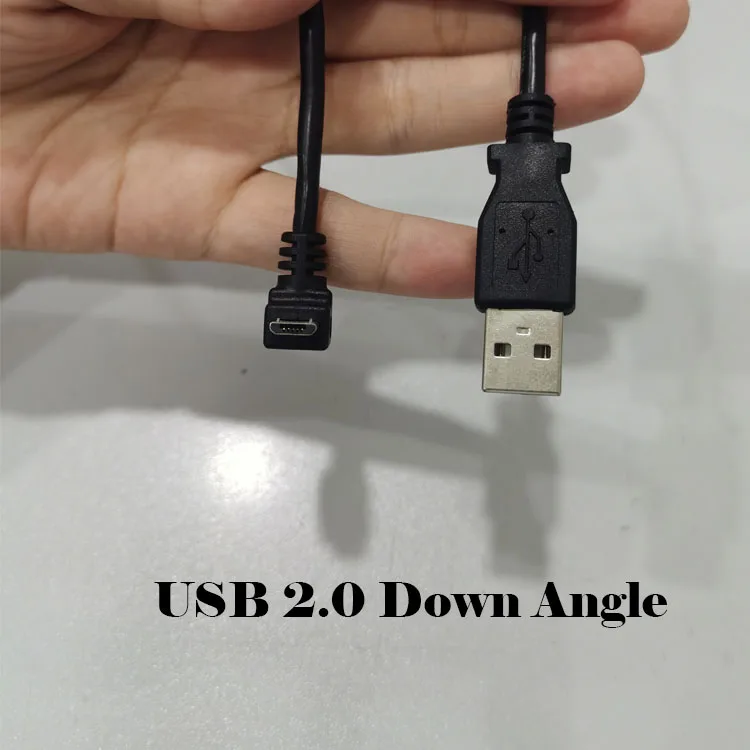 Wholesale Micro USB Cables Type A to B USB 2.0 to Right Angled Micro USB Adapter Cable 90 Angle 50CM
