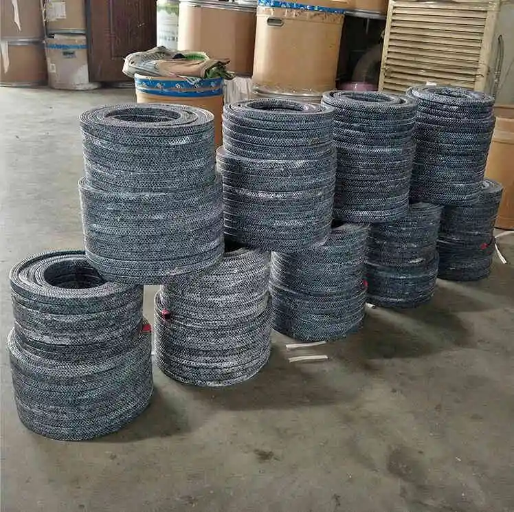 Factory direct supply cheap price wear-resistant aramid pure flexible graphite braided with high carbon at corner ring hot sales