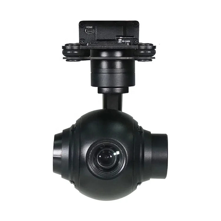 SEEKER-10 V2 10X Optical Zoom UAV Drone Camera with 3-axis Gimbal for Public Security Monitoring