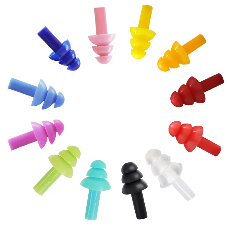 Noise Cancelling Ear Plugs Reusable Soft Silicone Earplugs