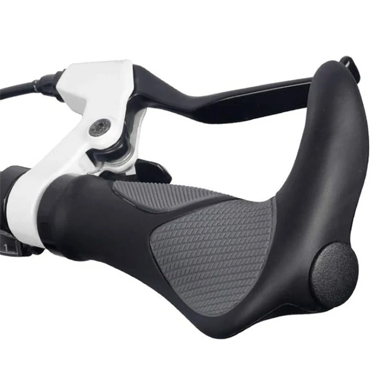 Bicycle Handlebar Mount Non-slip Integrated Horn Handle Grip for Road Bike