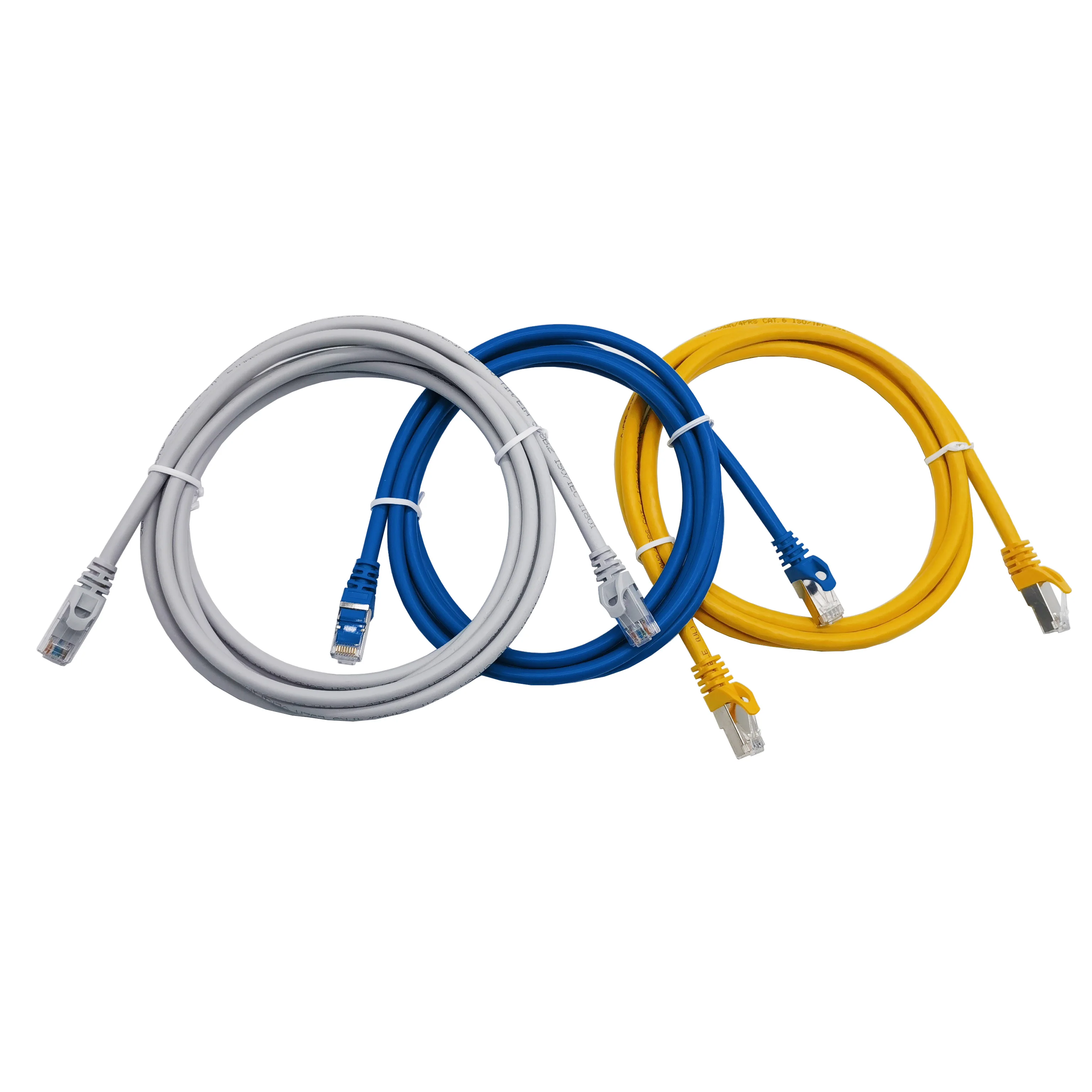 High-speed category 6 network cable 26awg 4pr cat6 sftp pvc cmr patch cord