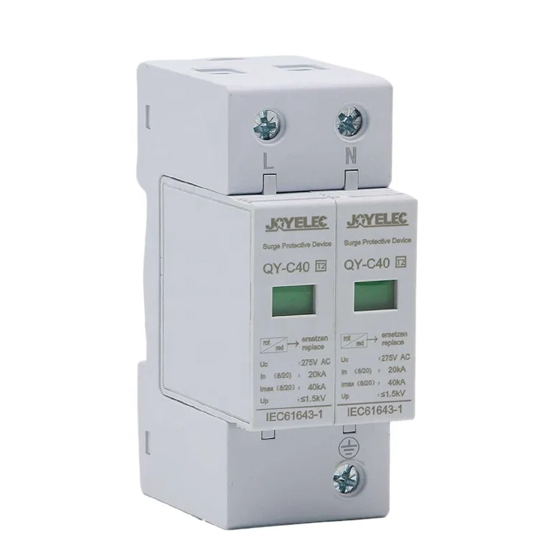 JOYELEC Solar Energy System 20KA-40KA PV Protection Device Lightning Protector Surge Protective Device SPD