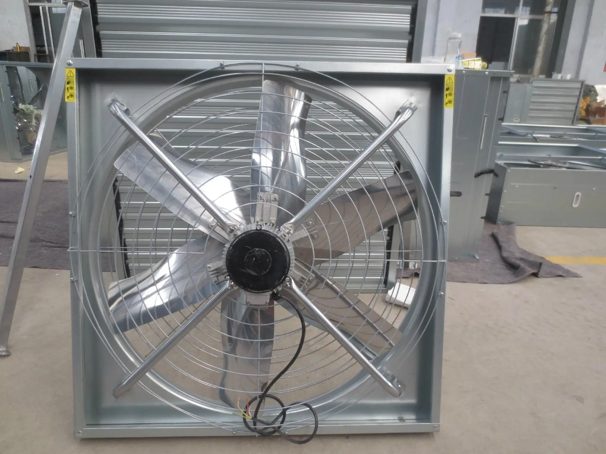 Dairy cow fan nylon blades cattle hanging fan Cooling Fan for cattle and horse barn