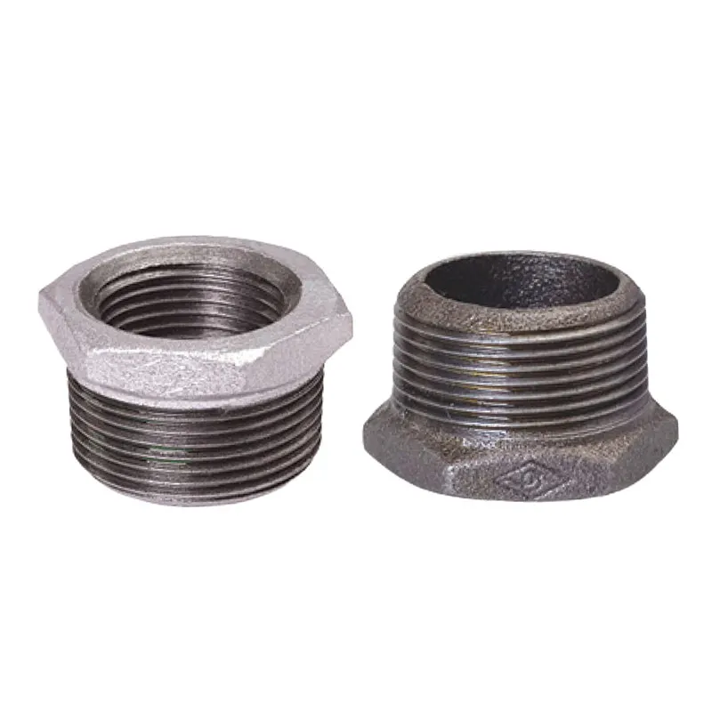 241d Bushing Malleable steel iron Galvanized black pipe fittings joint 241Bushing
