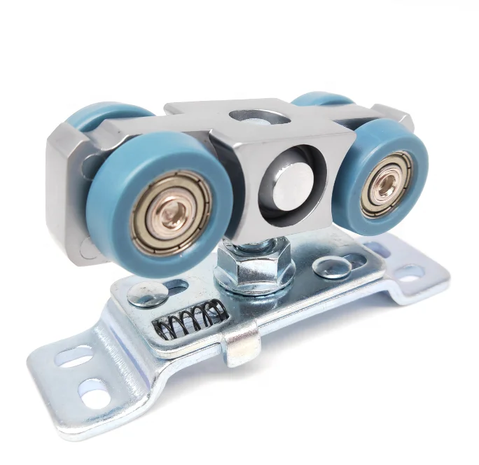 Sliding Door Buffer Damper Set With Screws Alloy Track Pulley Bumper for wood  door