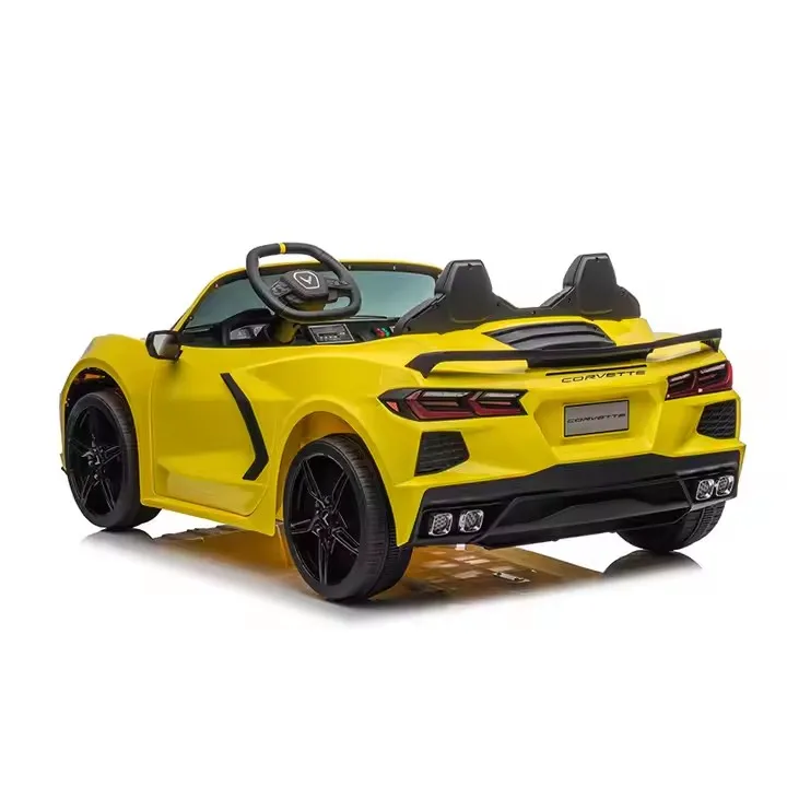 2024 лицензированный игрушечный автомобиль c8 для детей с аккумулятором 12v7ah