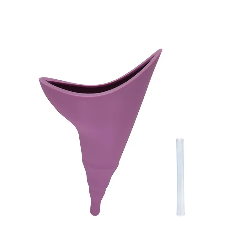 Private Label Silicone Female Urinal Pee Funnel Reusable Female Urinating Device
