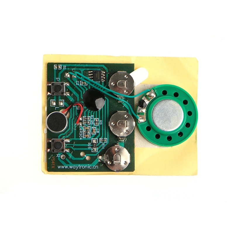 
16ohm 0.5W 30s Key Control Recordable Module Music Voice Board For Greeting Card 