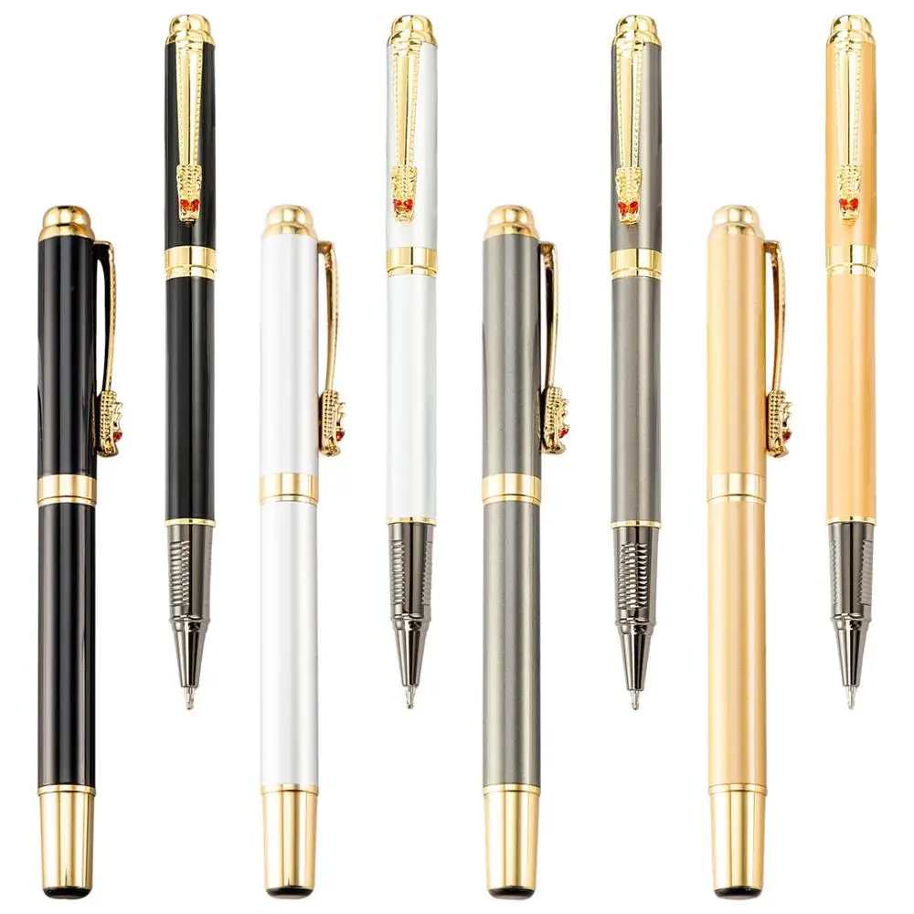 Specail dragon with diamond  clip  Luxury Business Office Gift Metal Roller Ballpoint pen custom logo with advertising pen