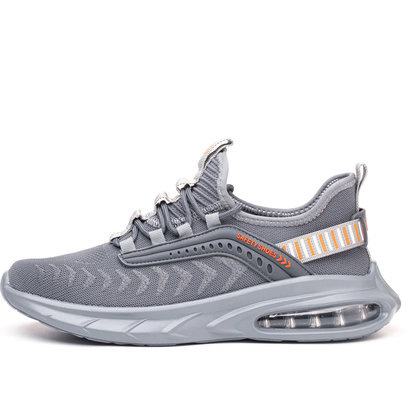 Промышленные дышащие кроссовки со стальным носком, легкие безопасные кроссовки, модная Рабочая обувь