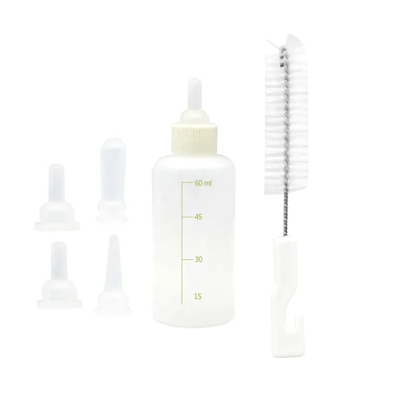 
Factory Wholesale LOW MOQ Pet Dog Nursing Bottle Puppy Pet Cat Dog Feeding Bottle 