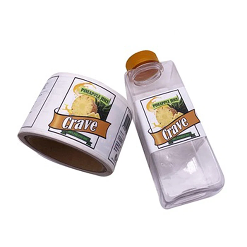 Packaging label Adhesive Paper Sticker Printing Custom Printed Water Bottle label