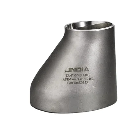 Эксцентриковый редуктор ASTM A420 GR WPL6 SMLS LTCS DN80xDN50 Sch 40 используемый для подключения трубопроводов транспортировки сырой нефти