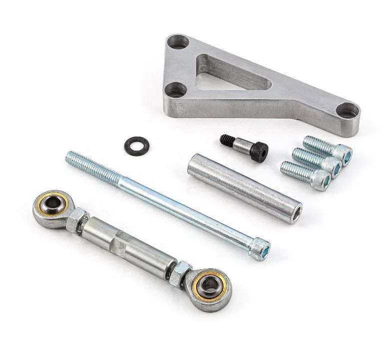 SBC Alternator Bracket Kit Long Water Pump Lwp Aluminum Polished for Chevy SBC 350 Small Block Engine