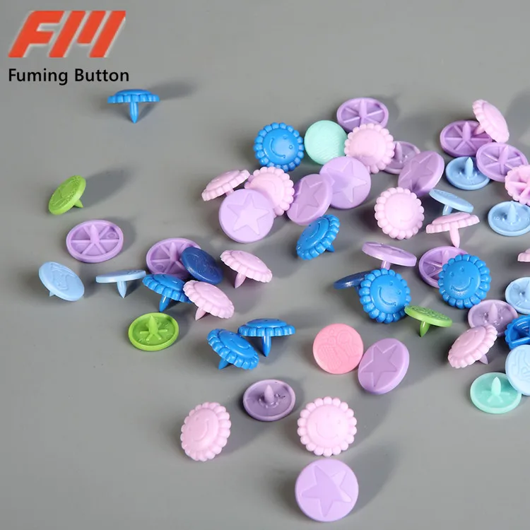 New style Custom plastic Snap Buttons for Clothing Snap Button Mesh Round Snap Button