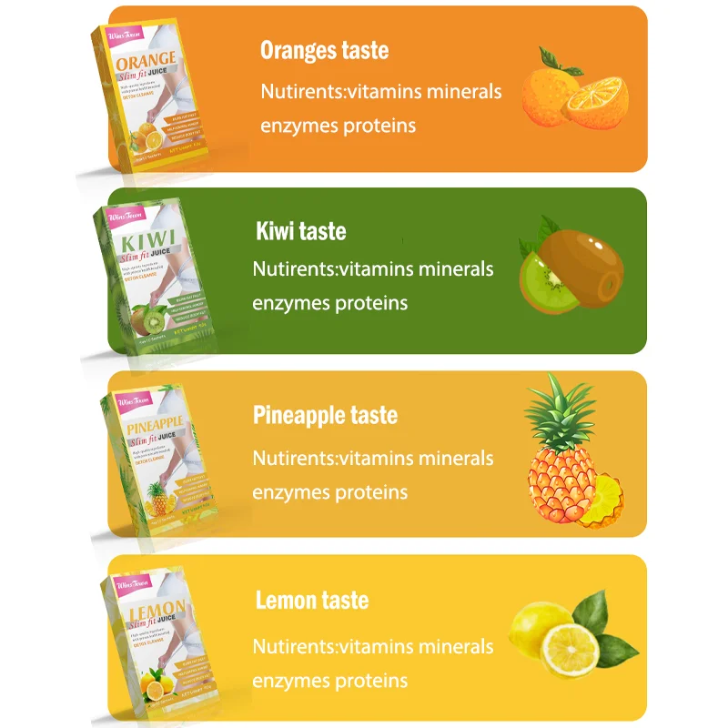 Private Label Kiwi Instant Drink Powder Slim Fit Kiwi Fruit Juice Pure and Natural Sliming Beverage