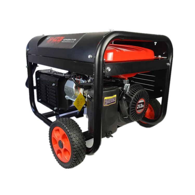 Shizai 168f 6.5hp Rato 3000w Manual Mini Home Gasoline Engine Generator