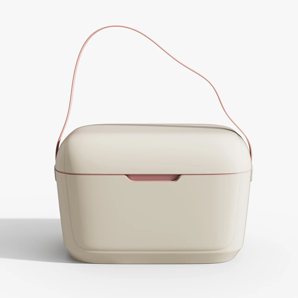 Hot selling 12QT Portable camping customized cooler box Removable Handle plastic ice cooler box travel cooler box For Camping