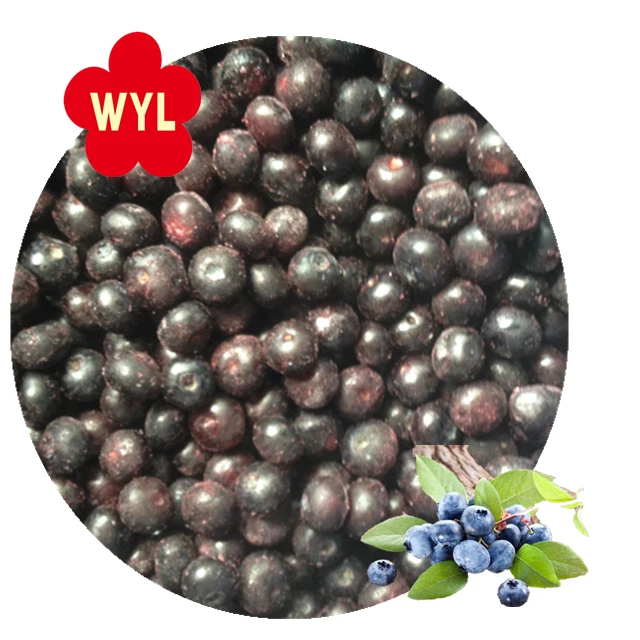 New crop of frozen blueberry