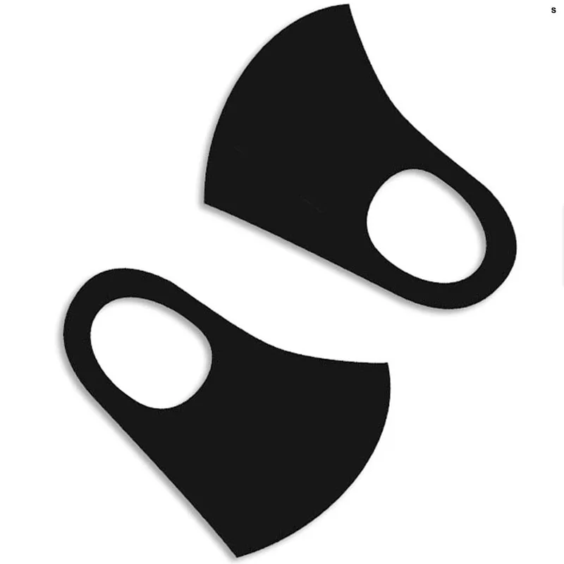 Custom Party Mask Winter Black Breathable Printed Logo neoprene Fabric Reusable Fashion Washable Face mask for adults and kids