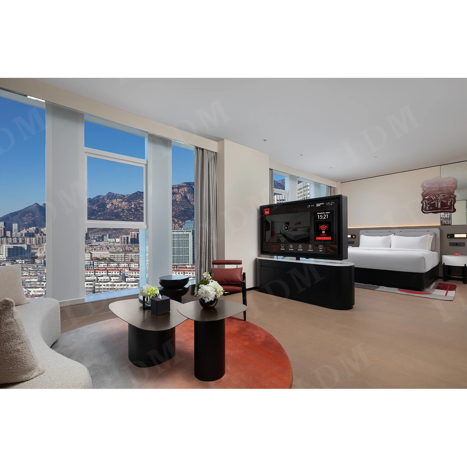 Foshan Hotel Furniture Supplier Hyundai Supports Customized Bedroom Furniture