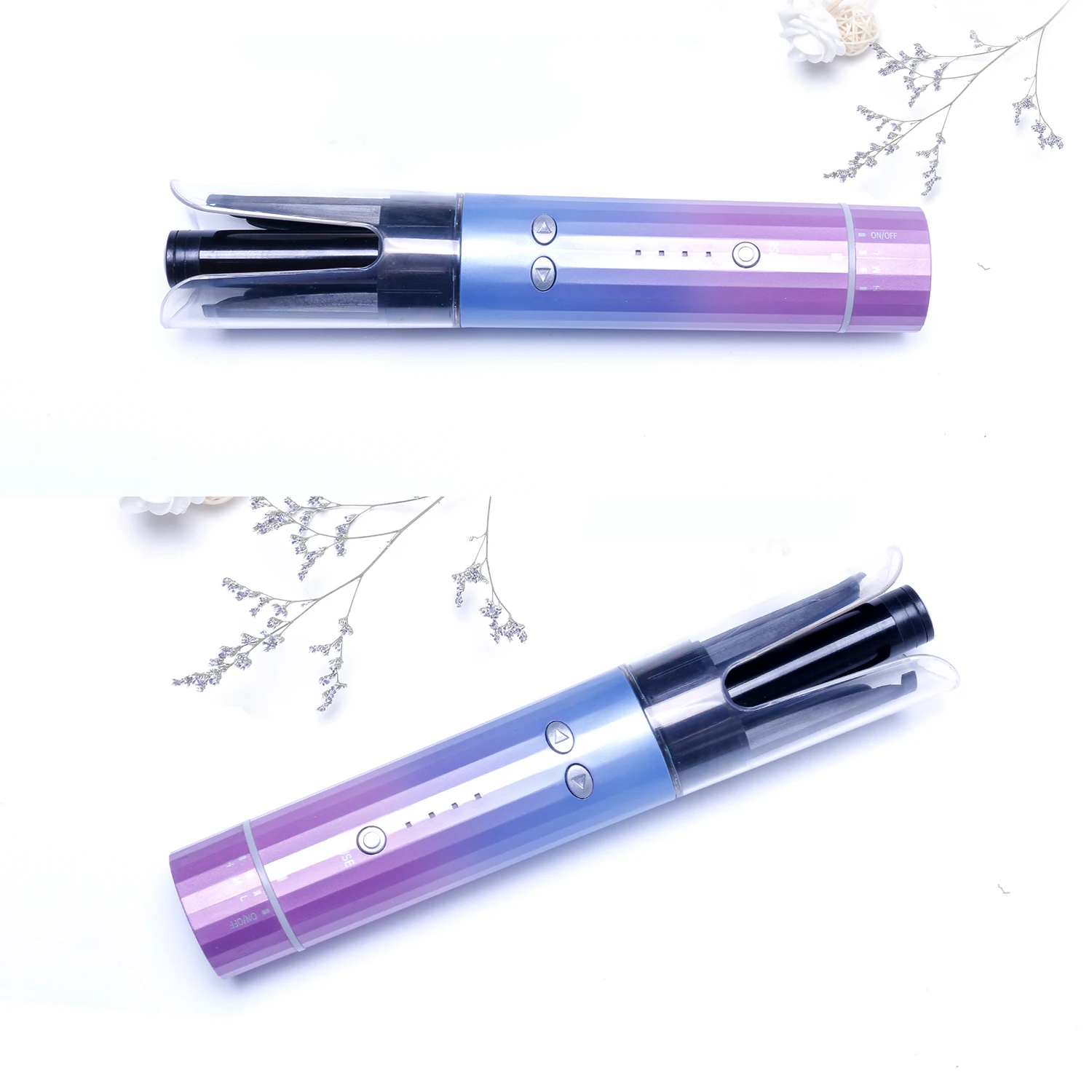 Hot Mini Wireless Rechargeable Portable Electric Spiral Curly Hair Curler Automatic Cordless Hair Curler Curling Iron