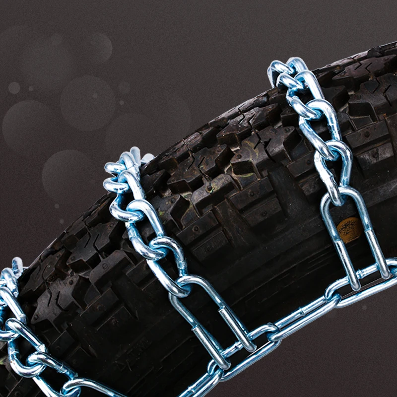 BOHU Motorcycle tire chains twist tire snow chain Alloy Steel anti-skid chains