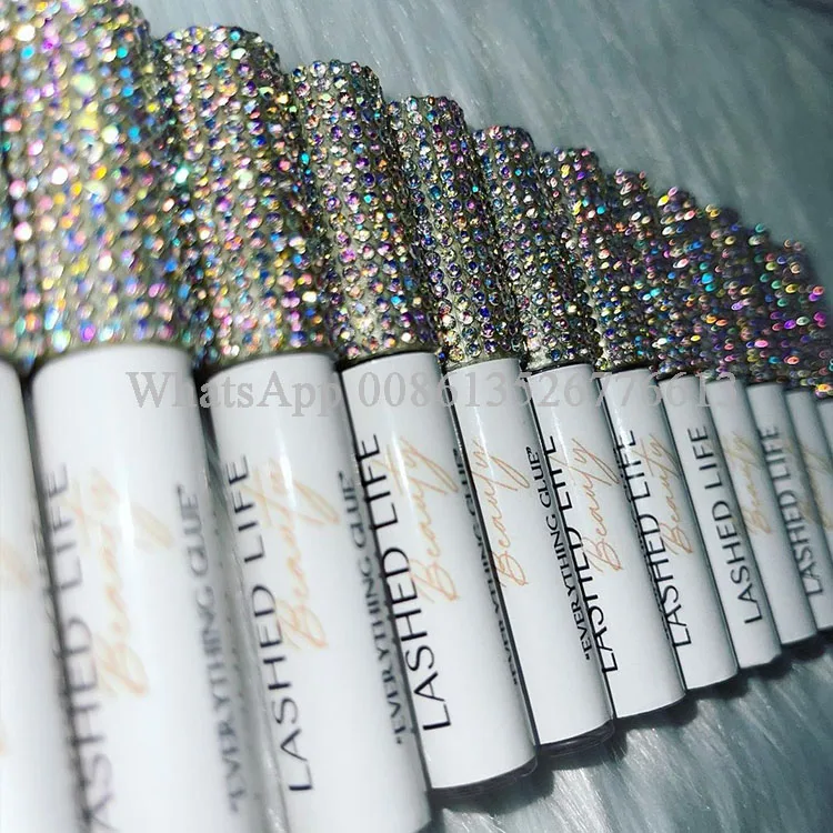 Anerry латексный клей для ресниц с логотипом заказчика, лента для ресниц, клей для ресниц, быстросохнущий клей для ресниц со стразами без цианоакрилата