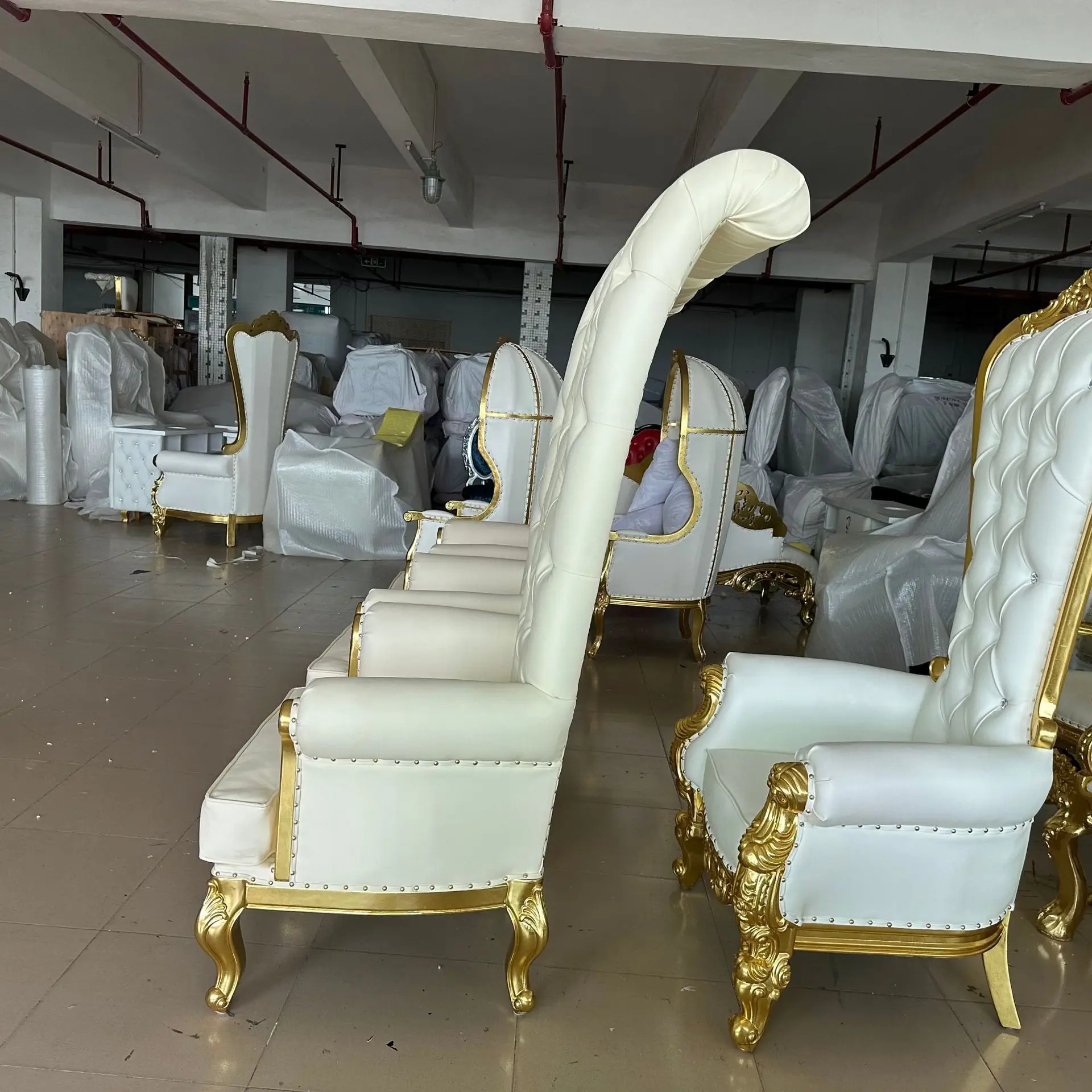 Manufacturers direct sales of solid wood high back chair beauty club bath foot hotel sauna