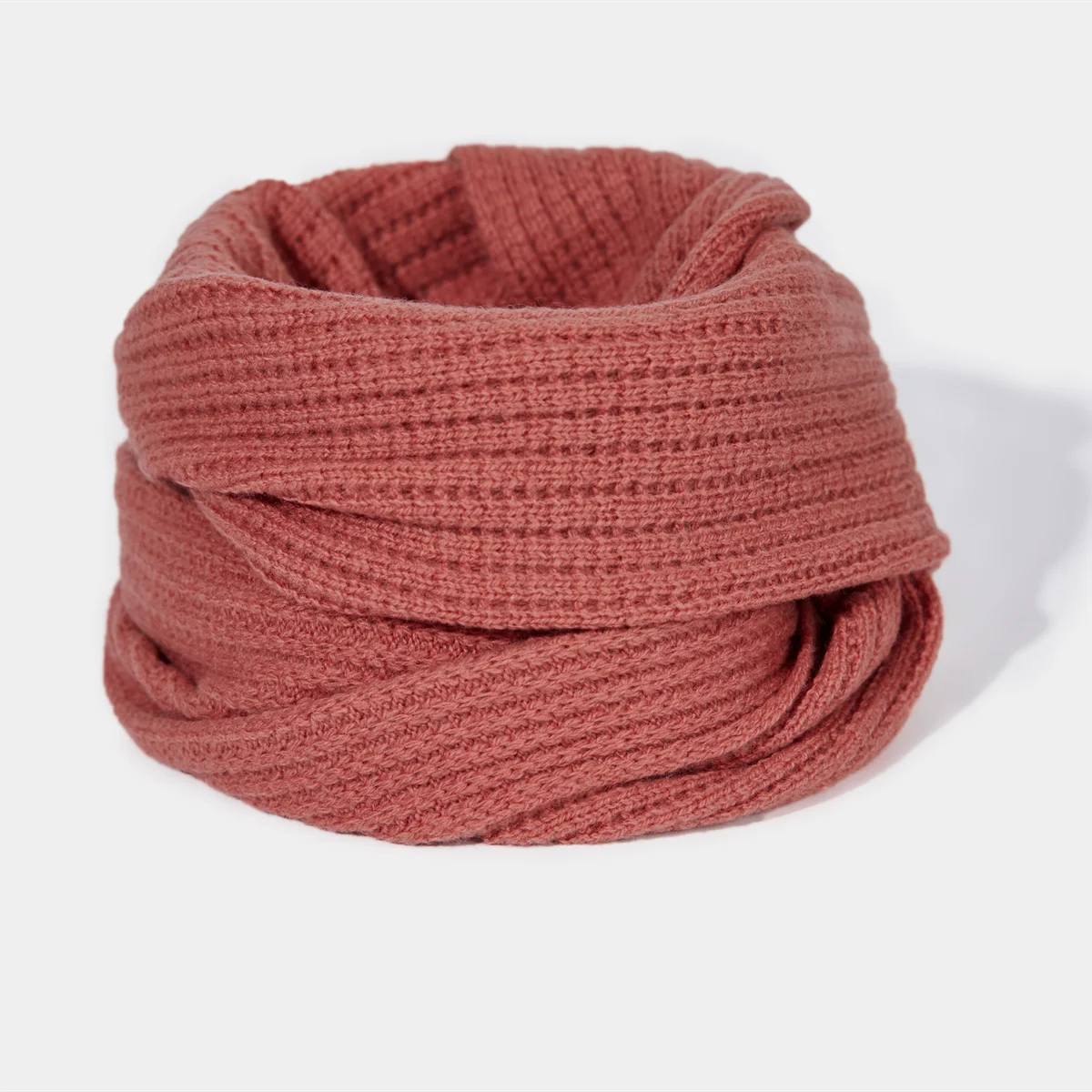 Fur Winter Scarf Solid Color Warmth  Plush Neckwear Women 100% Wool