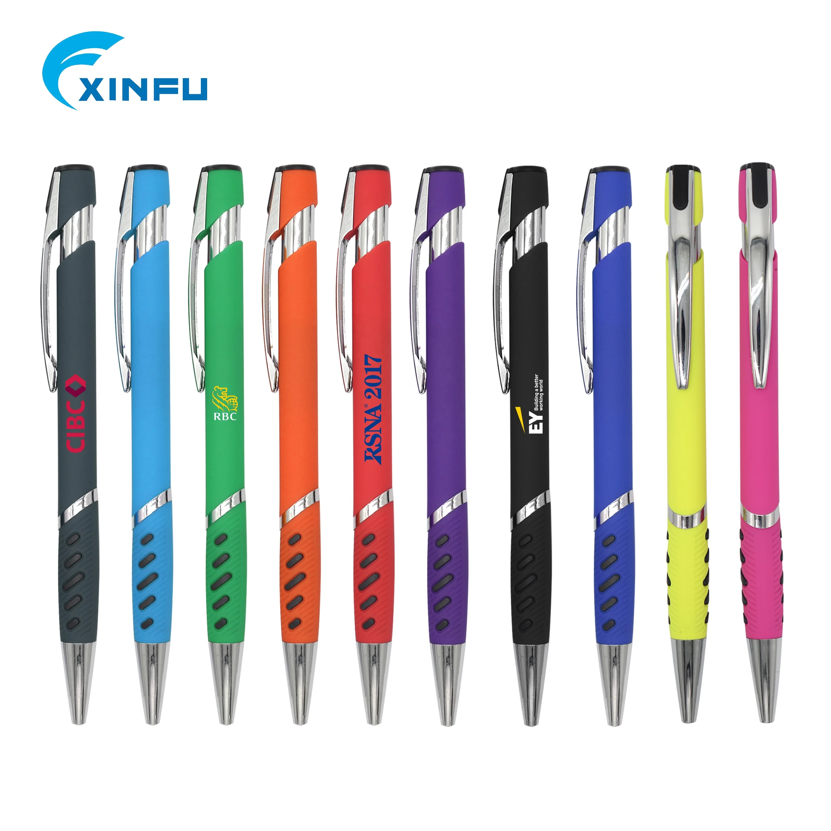 
Office colorful plastic ballpoint pens advertising ballpoint pen manufacturers 