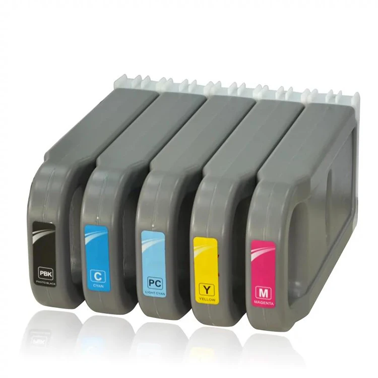Goosam 700ML PFI701 PFI702 PFI 701 702 Compatible Ink Cartridge With Chip For Canon IPF 8100 8110 9100 9110 Printer