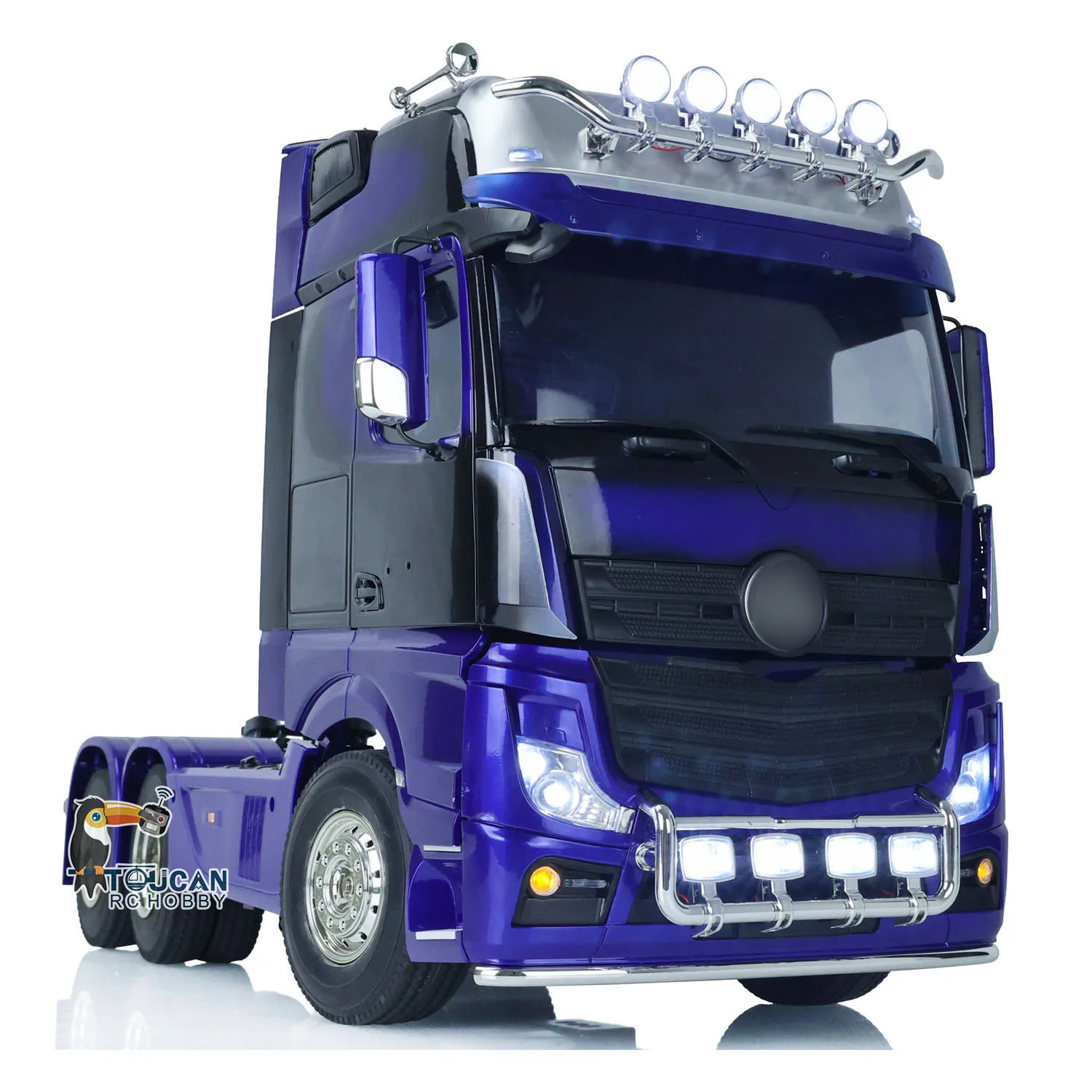 Трактор TOUCAN 1/14 RC грузовик Topline 6x4 для DIY окрашенный Собранный автомобиль игрушки на открытом воздухе подарки модель THZH1384-SMT6