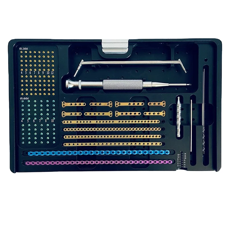 ALPS orthopedic Veterinary T plate Surgical instrument set alps advanced locking plate