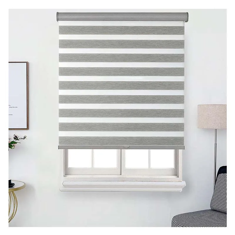 Blinds blackout new pattern 38mm aluminium tube vertical zebra  roller blinds curtains
