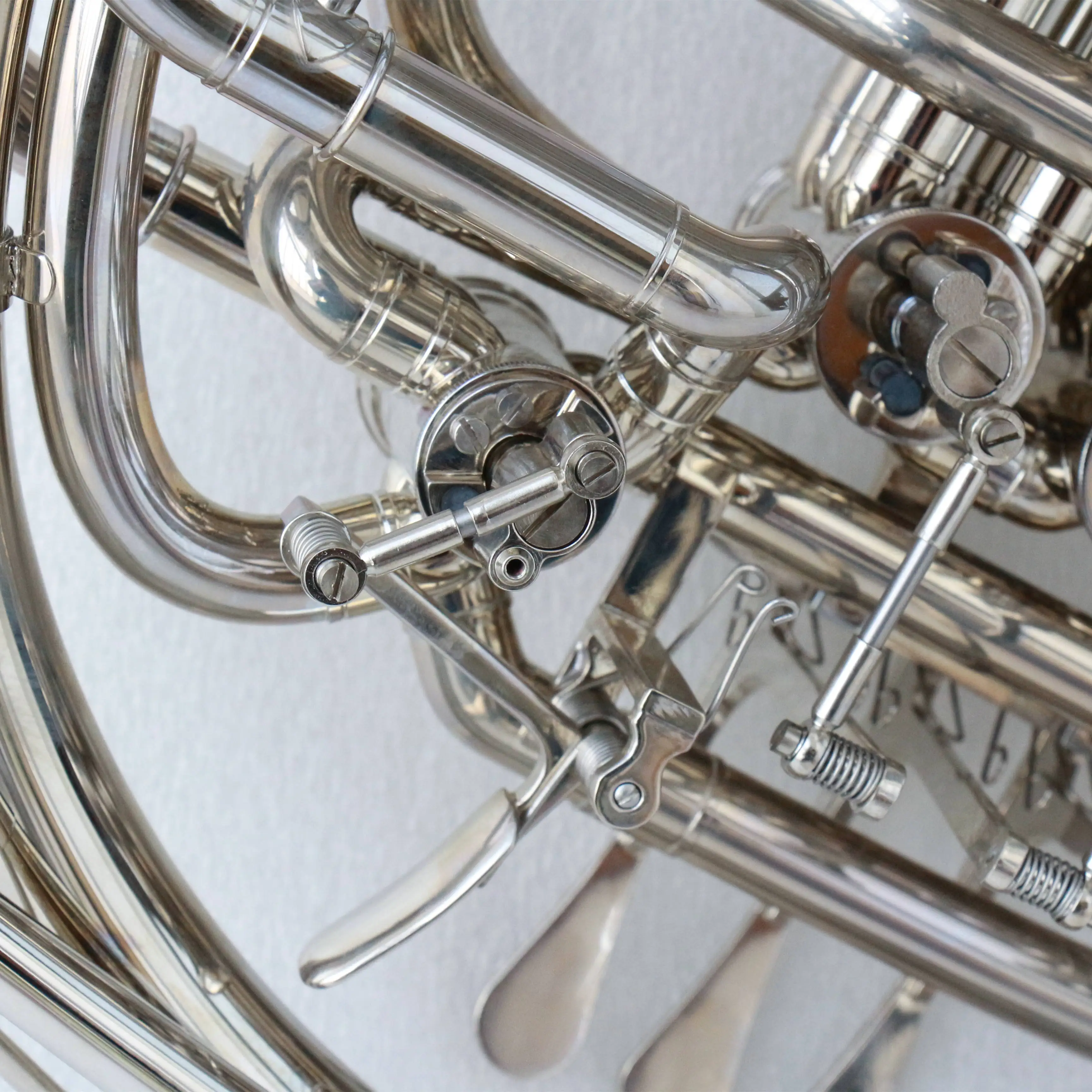 High grade professional french horn for sale good quality double french horn nickel plated french horn