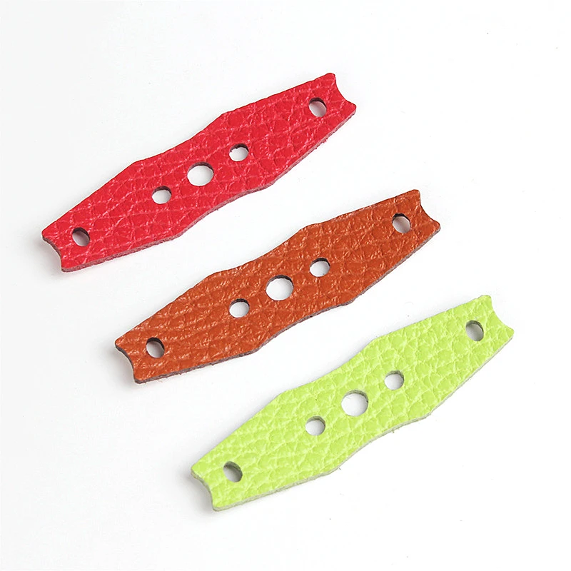 New Shaobo 1.6mm colorful litchi pattern flat leather bag, a variety of models, a large number of spot slingshot accessories