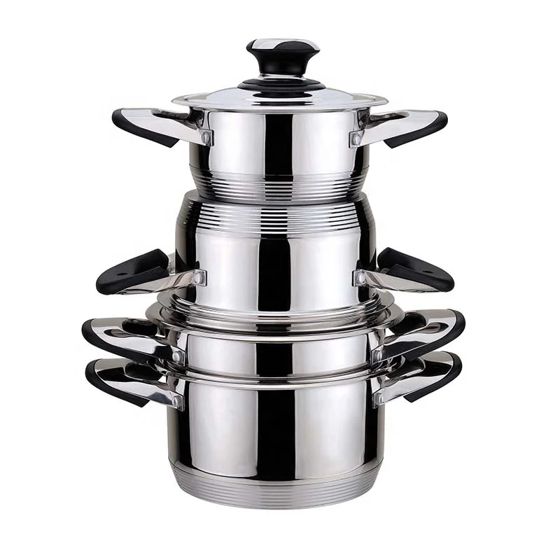 Hot sale products kitchen ware Italy  cookware set stainless steel