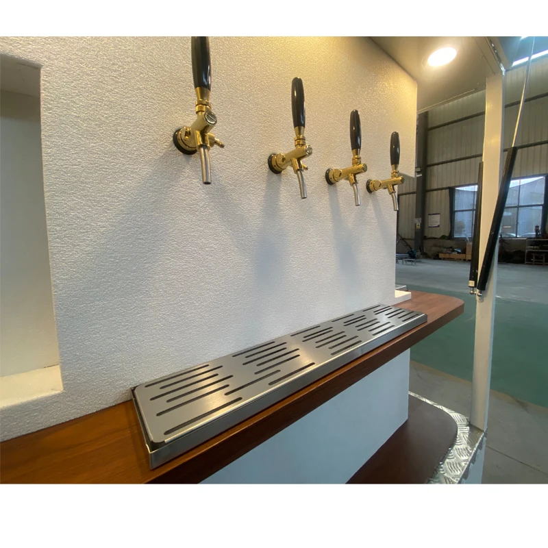 Mobile Food Cart Tricycles Beer Truck Selling Beer And Wine For Weddings Parties