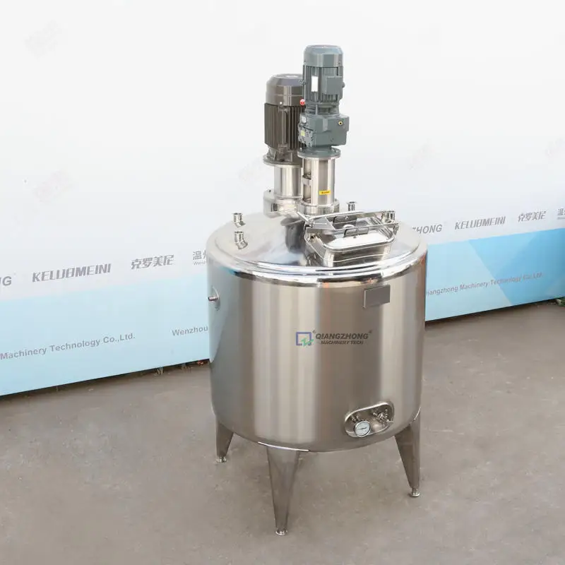 100L Cream Mayonnaise Vacuum Soap Chocolate Sauce Homogenizer for Manufacturing Plants Cosmetic Production Equipment Milk Flour