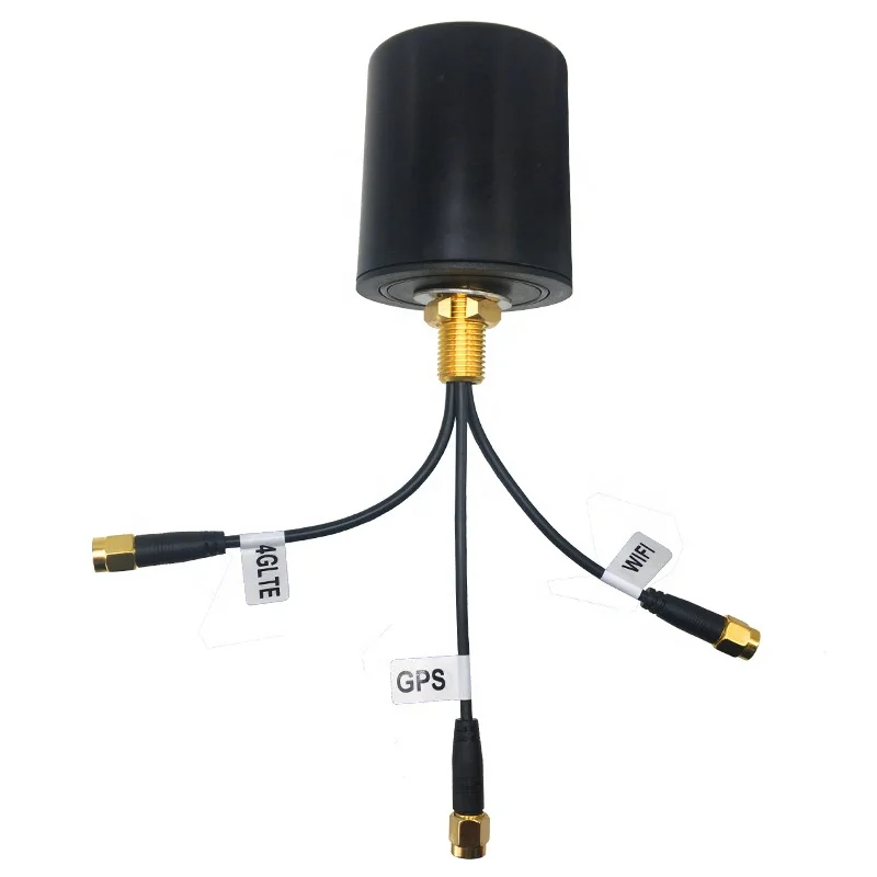 Tobnice Omni Directional Waterproof Screw Mount 3-in-1 Combined Outdoor Gps Wifi 4g Lte Combo Antenna