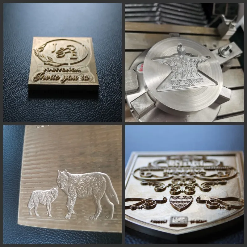 Гранитный корпус CNC металлический фрезерный и гравировальный станок для тиснения латунные штампы