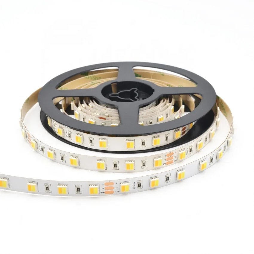 5050 2in1 Tunable 3000/6000K White LED Strip 60Leds/m