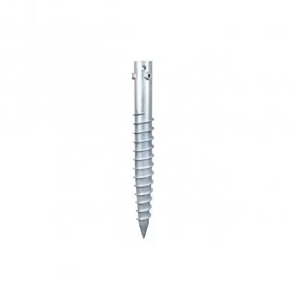 No Dig Ground Screw Anchor for Ground Post Stakes of 7/8 -2 2/8 Plastic Pole Holder Sleeves - 21.5 In  Mailbox Fence Post anchor