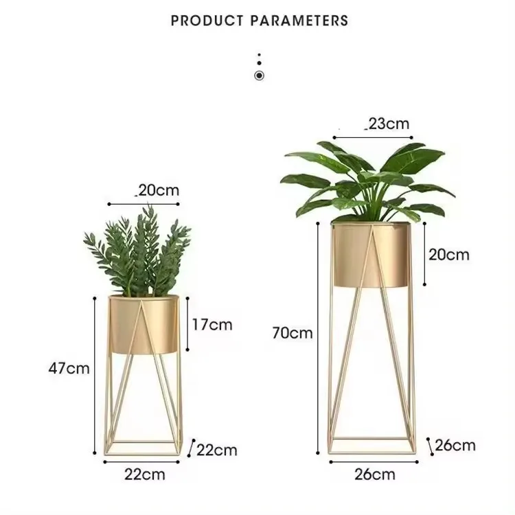 Suppliers Balcony flower POTS Indoor courtyard outdoor modern metal crafts