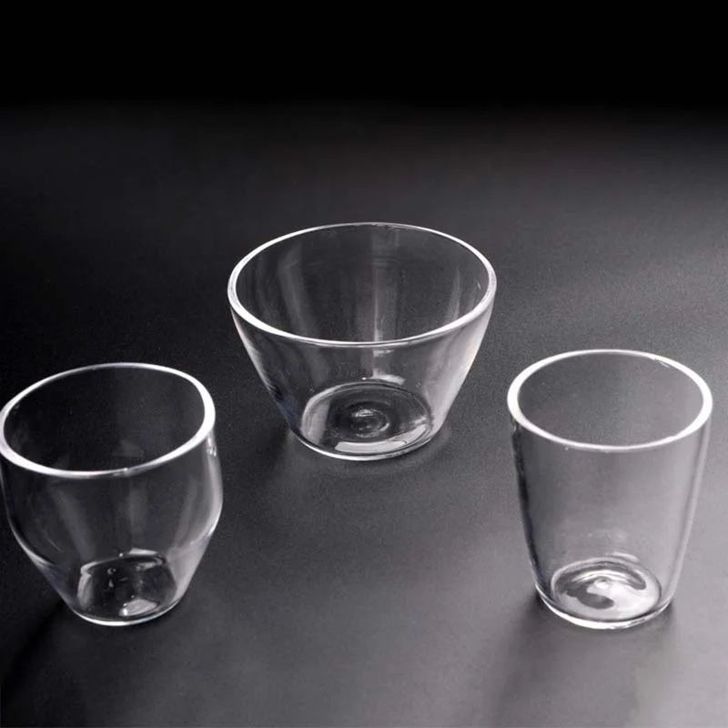 High Temperature clear melt quartz crucibles quartz glass melting crucible for Laboratory