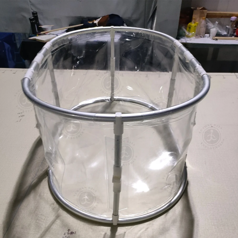 Portable Water Circulation Bucket With Water-Circulating Pump Circulating Pool For Fish Caviar Aquarium